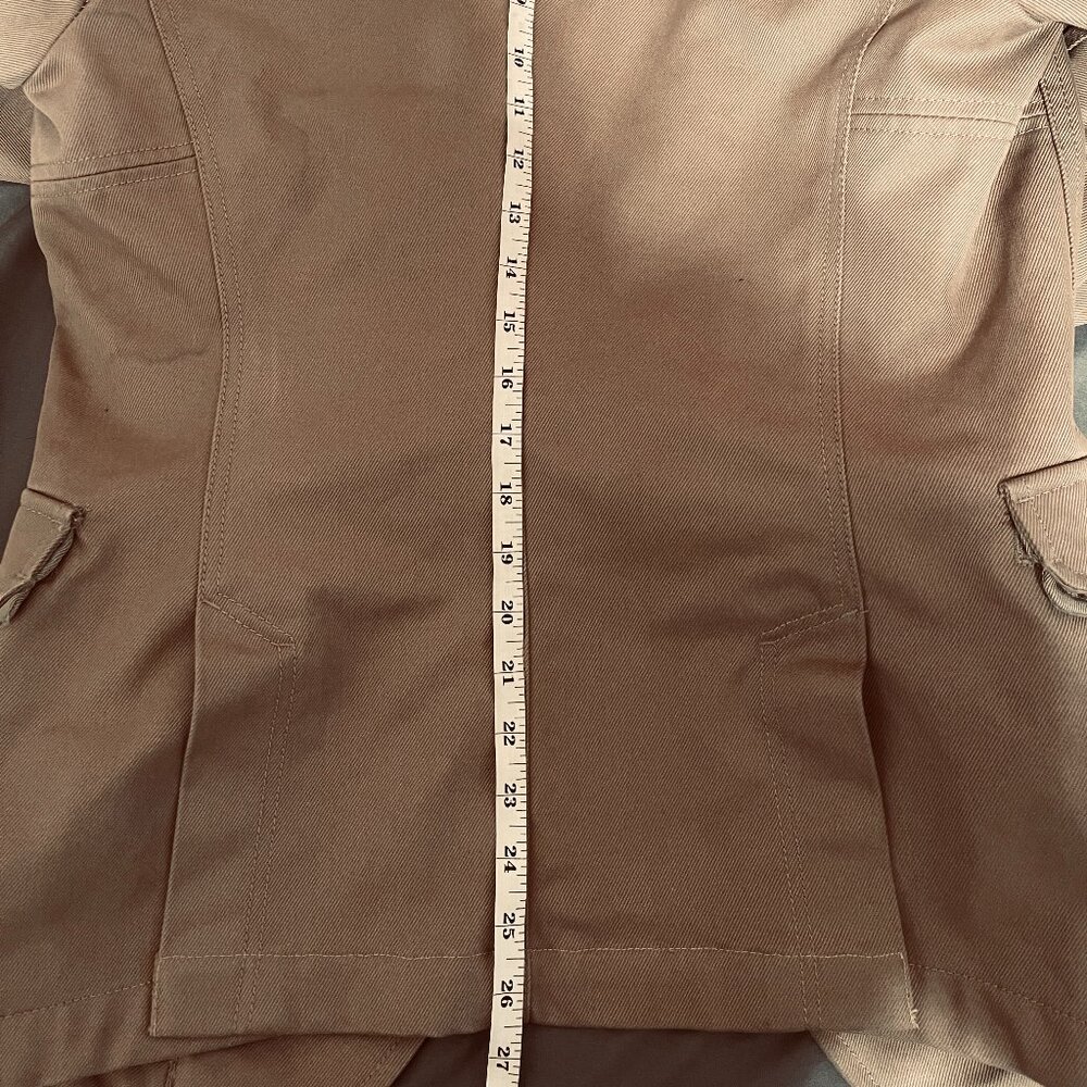 Diesel Cotton Military Utility Jacket Blazer S olive green - Picture 8 of 10